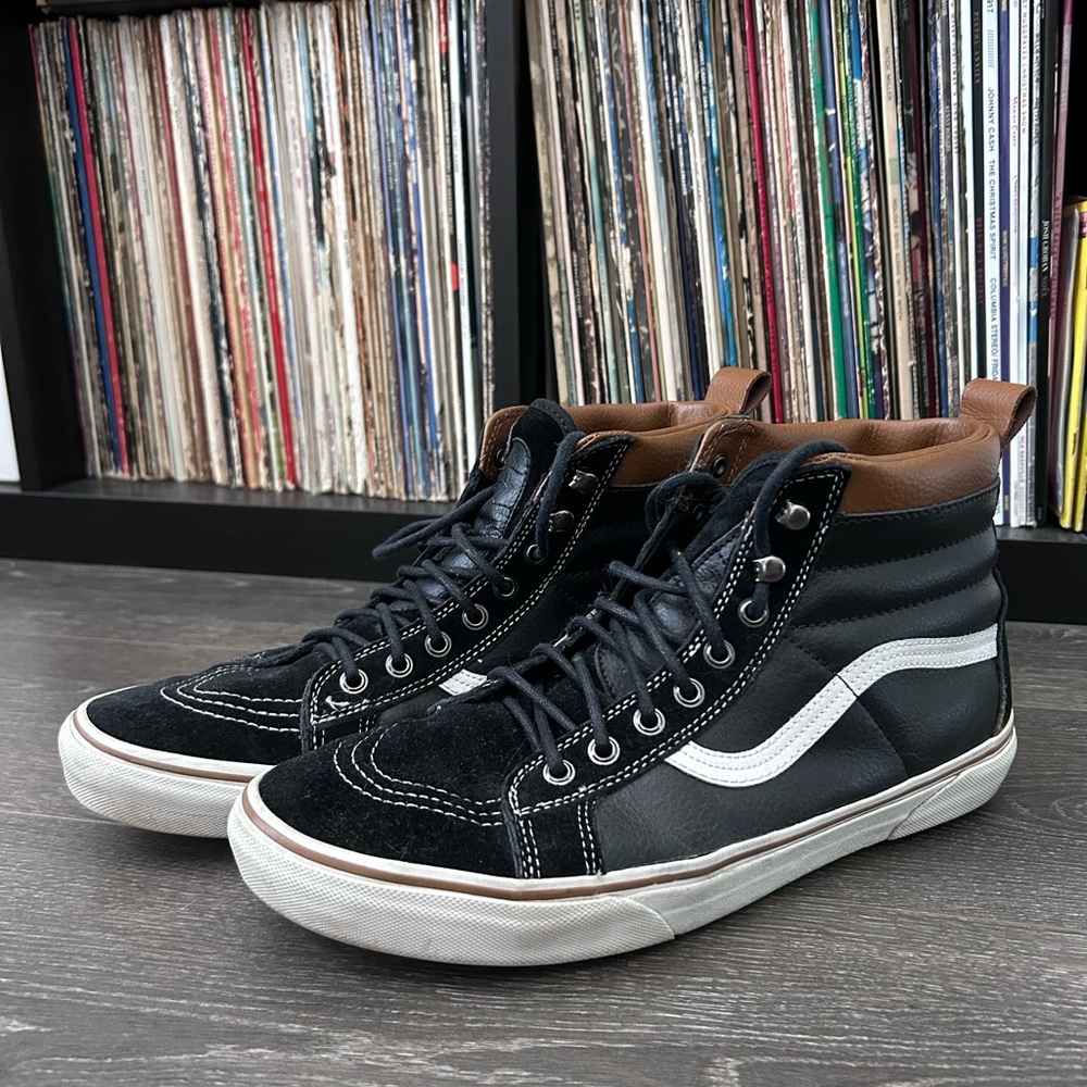 Faux-Fur Lined Vans High Tops